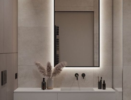 Los espejos retroiluminados son tendencia de decoración y conquistan el cuarto de baño