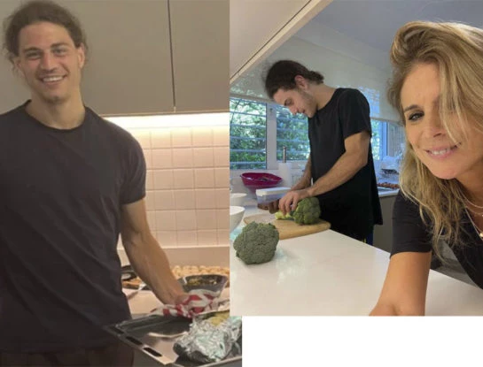 Así está Gianmarco Battellini, el hijo de Flavia Palmiero que se hizo chef profesional luego de saber que padece una afección en el colon