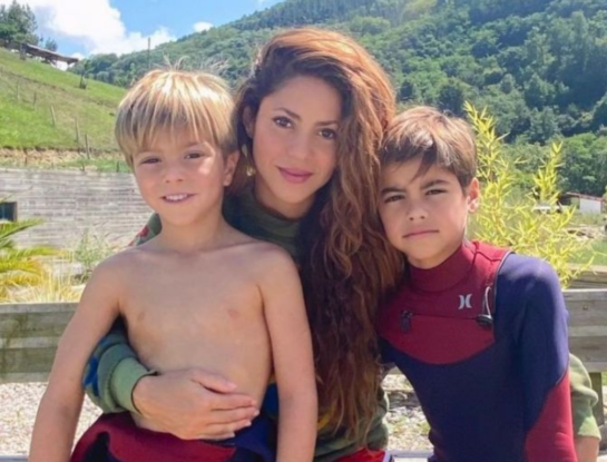 Así están Milan y Sasha, los hijos de Shakira y Gerard Piqué