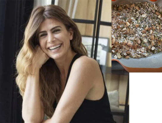 La receta de granola casera de Juliana Awada