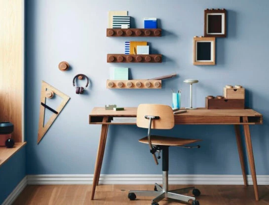 Así es la delicada colección de muebles y accesorios de madera de impronta nórdica inspirada en Lego