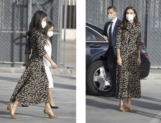 Letizia volvió a usar una de sus prendas favoritas y dio cátedra de estilo