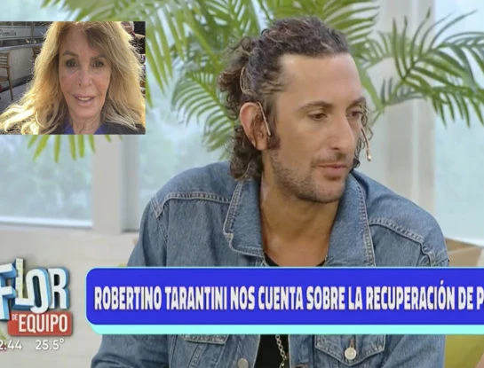 Robertino Tarantini se quebró al hablar de los problemas de salud de su mamá, Pata Villanueva
