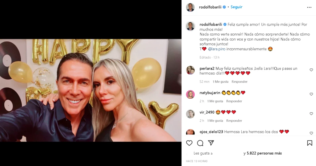 el posteo de Rodolfo Barili