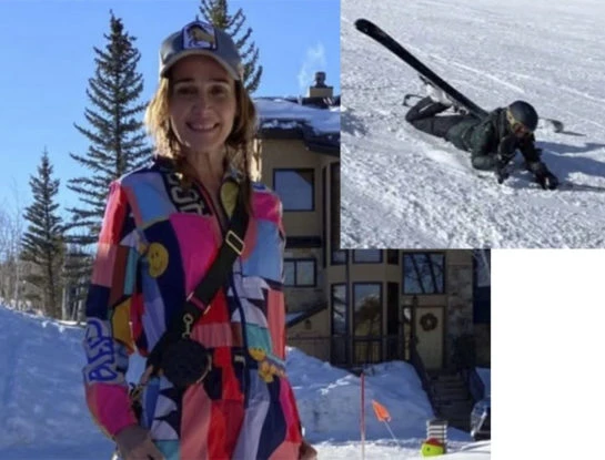 El grave accidente de Vero Lozano en Aspen: está internada y será operada en los próximos días