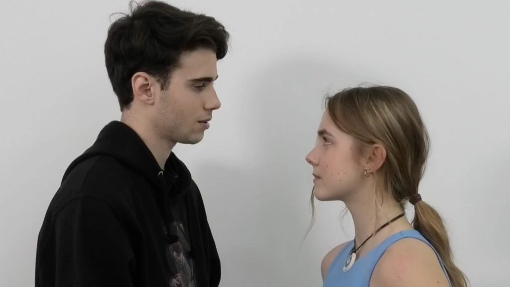 Clara y Julio en su primer casting