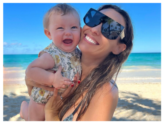 Ana, la hija de Pampita y Roberto García Moritán dijo su primera palabra