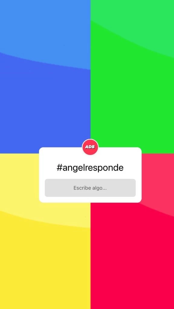 Ángel responde. FOTO IG