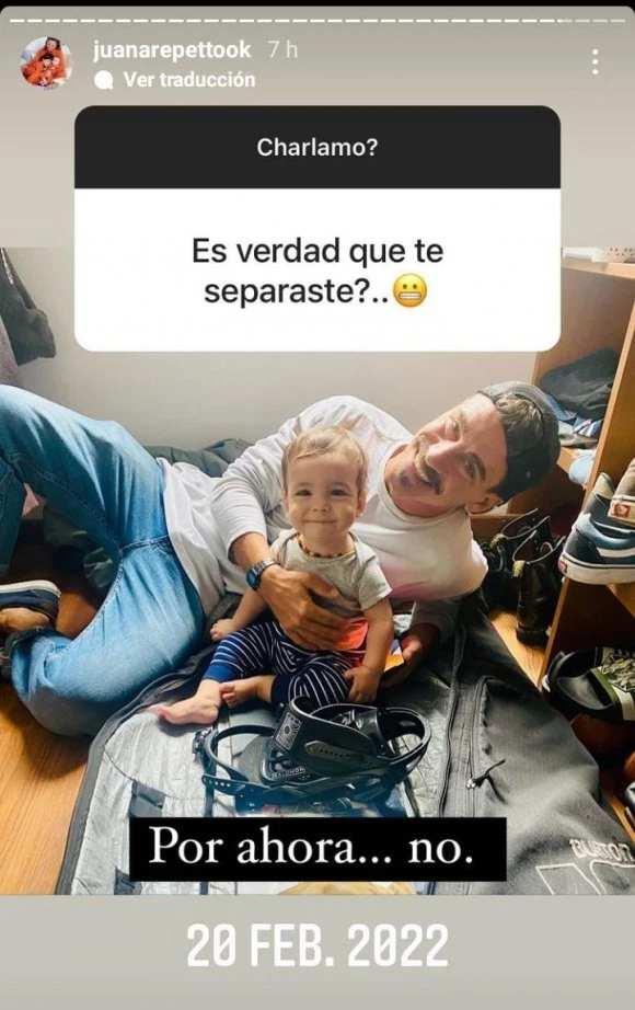 Sebastián junto a su hijo Belisario Graviotto Repetto