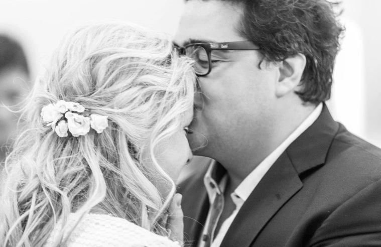 Darío y Luli el día de su casamiento FOTO IG