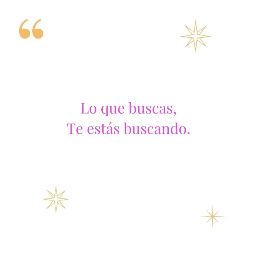 Lo que buscas, te esta buscando. FOTO IG