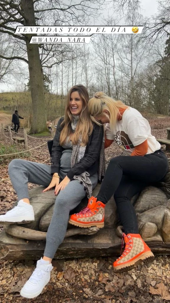 Wanda Nara y su amiga, la modelo Natacha Eguia