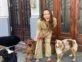 Natalia Oreiro con perros
