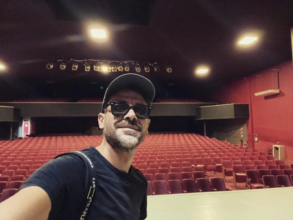 Pedro Alfonso en el Teatro del Lago, Carlos Paz. Foto IG
