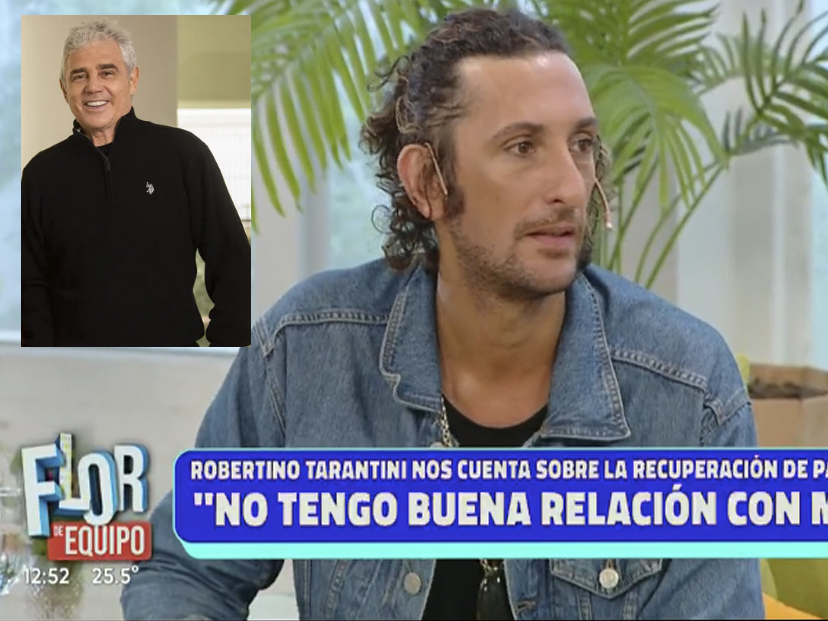Robertino Tarantini habló de cómo es hoy la relación con su papá, el "Conejo" Tarantini