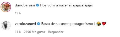 Firma de Vero Lozano FOTO IG