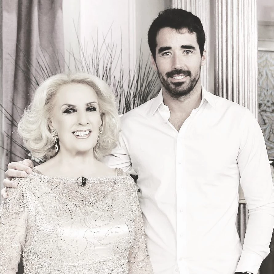 Nacho Viale y Mirtha Legrand. FOTO IG