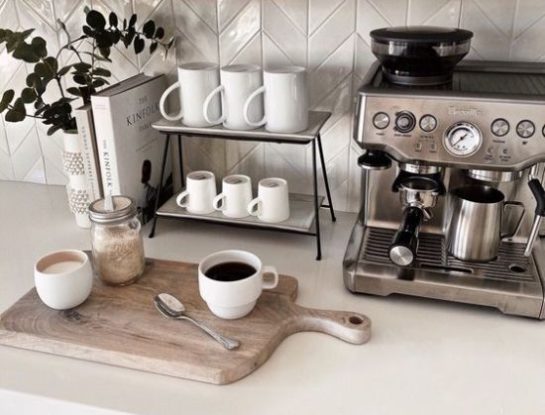 'Corner coffee': la tendencia de armar una mini estación de café en tu propia casa