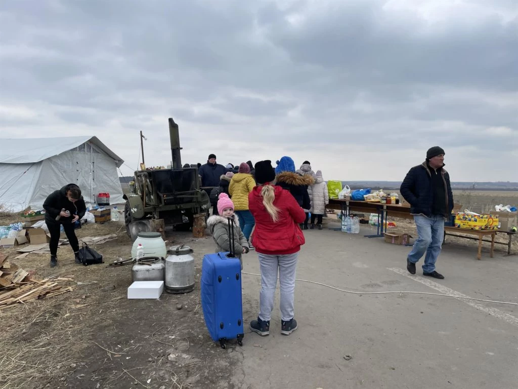 mujeres ucranianas refugiadas
