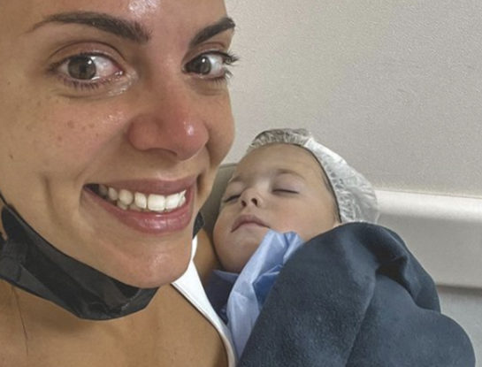 Belu Lucius, conmovida hasta las lágrimas por la cirugía de Benja, su hijo: "Fue como si se hubiera detenido el mundo"