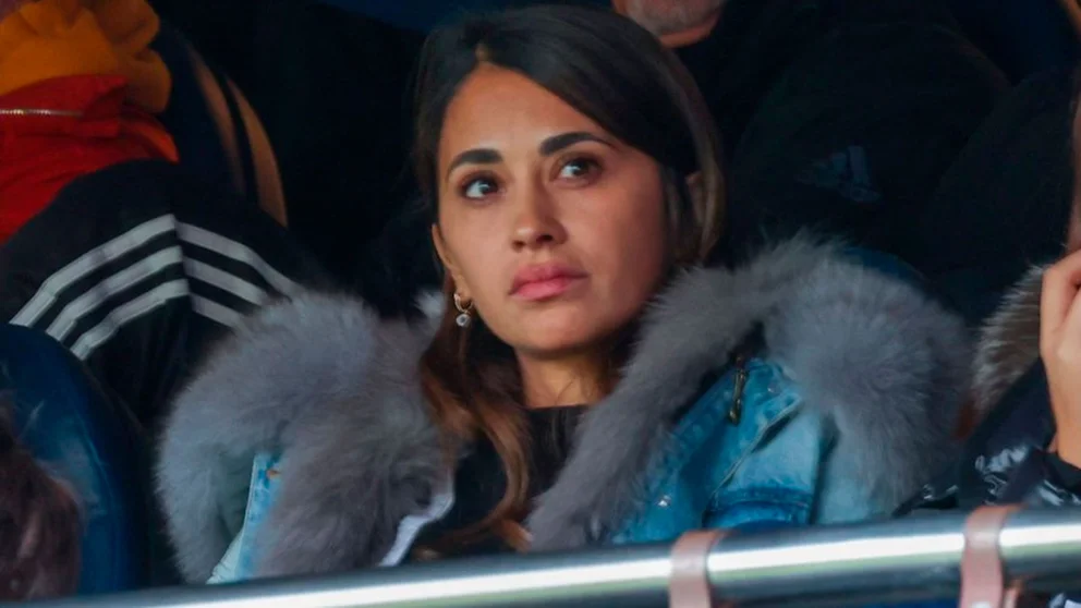 Antonela Roccuzzo y su reacción ante los silbidos contra Leo Messi