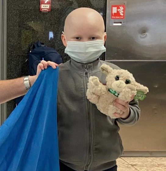 Leonid Shapolva, niño que huyó de Ucrania para su tratamiento contra el cáncer Ucrania