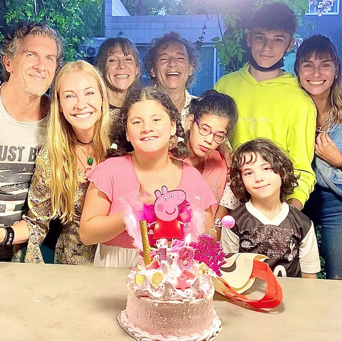 cumpleaños de Vida la hija de Inés Estevez