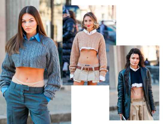 Panza al aire: la tendencia de los 90 que vuelve para quedarse