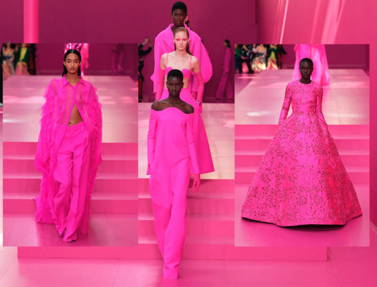 Para Valentino, "la vida es color de rosa": éste será el color de la temporada