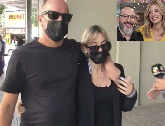 El dolor de Jésica Cirio en el velatorio de su amigo Gerardo Rozín: llegó acompañada de su marido, Martín Insaurralde