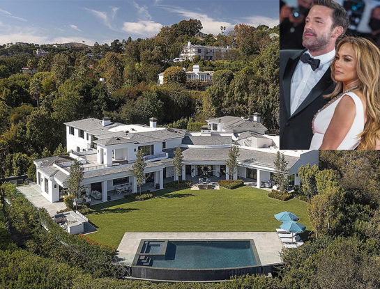 Así es la lujosa mansión donde vivirán Jennifer Lopez y Ben Affleck: tiene 10 habitaciones, 17 baños, 4 cocinas y sala de cine