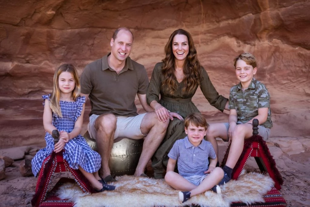 William, Kate y sus hiojs