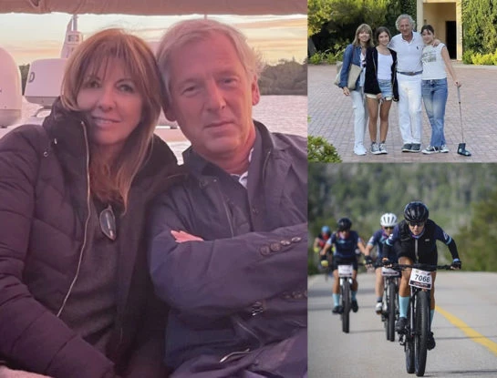 Quién es Laura Palermo, la mujer de Marcelo Longobardi: tiene 57 años, es la madre de 2 de los 6 hijos del periodista y afrontó un serio problema de salud con el ciclismo