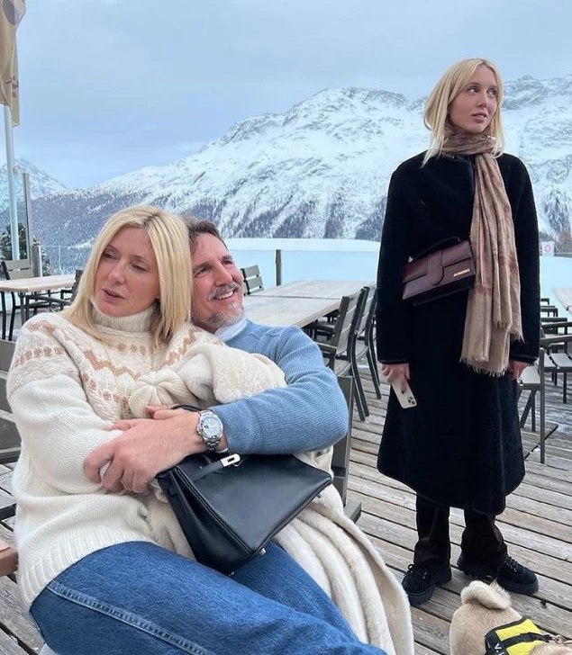 La familia real de Marie-Chantal Miller en estos días en Corviglia