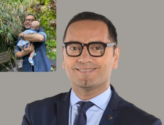 Quién es León, el bebé que Fabián Medina Flores presentó en las redes