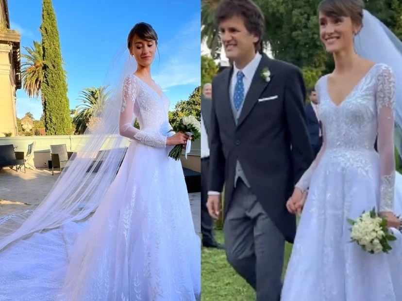 Katja Martínez, hija de Ciro, contrajo matrimonio con el empresario Mateos Vartparonian.