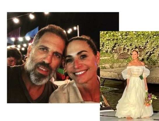 Natalia Lobo se casó con un vestido diseñado por Benito Fernández: clásico y con toques de inspiración celta