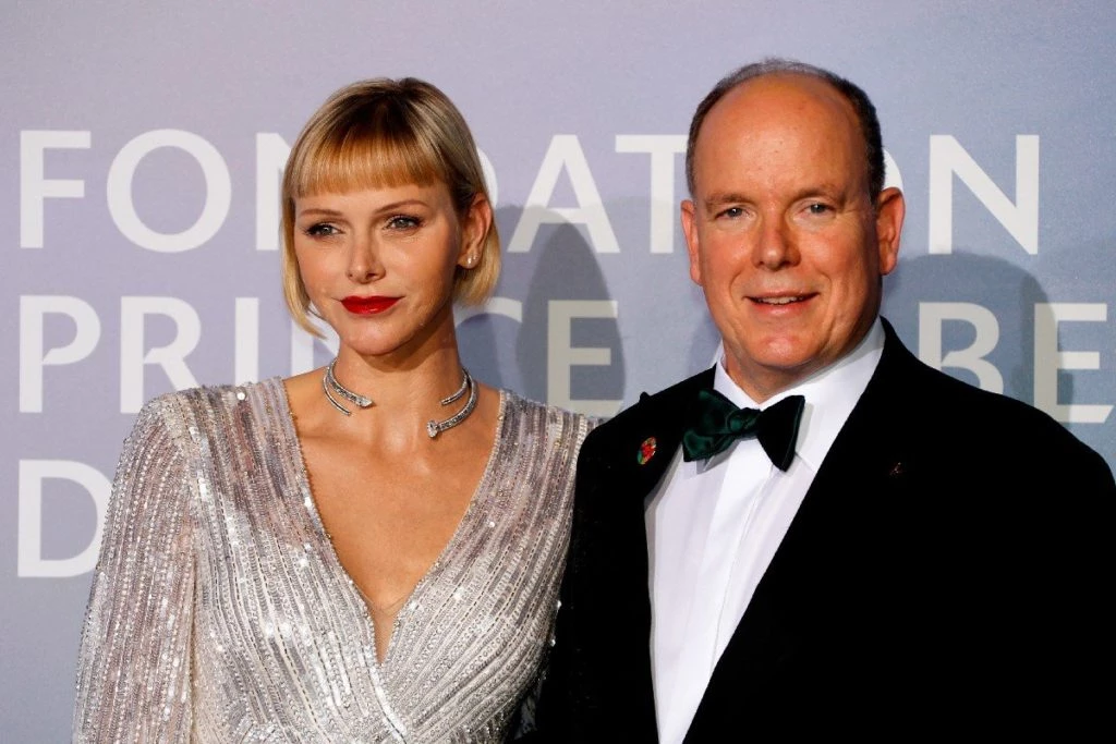 Charlene de Mónaco y el príncipe Alberto