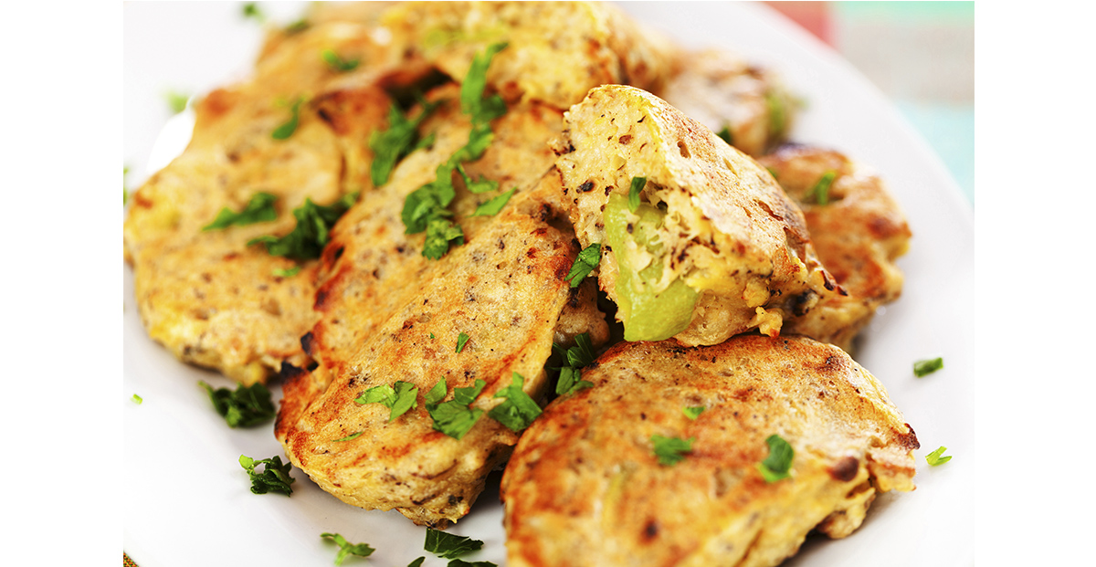Croquetas veggie de zucchini y ricotta para hacer al horno, a la