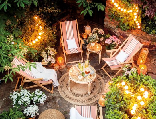 Las mejores ideas para iluminar jardines y festejar las Fiestas al aire libre