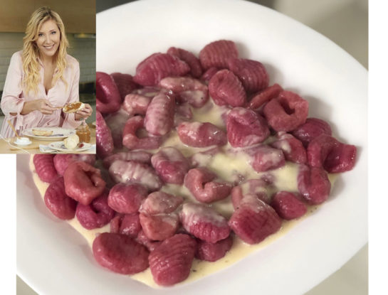 Los ñoquis del 29 de Daniela Lopilato, la receta con remolacha y sin TACC