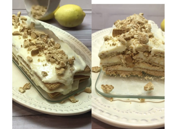 Postre frío de limón (que se prepara con 4 ingredientes)