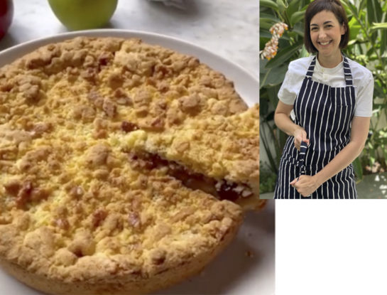 La tarta de manzana de Ximena Saenz que te va a alegrar el domingo