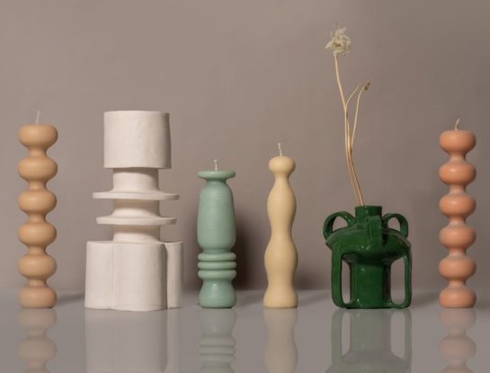 Hallazgo deco: las velas escultóricas se apoderan de todos los ambientes de la casa