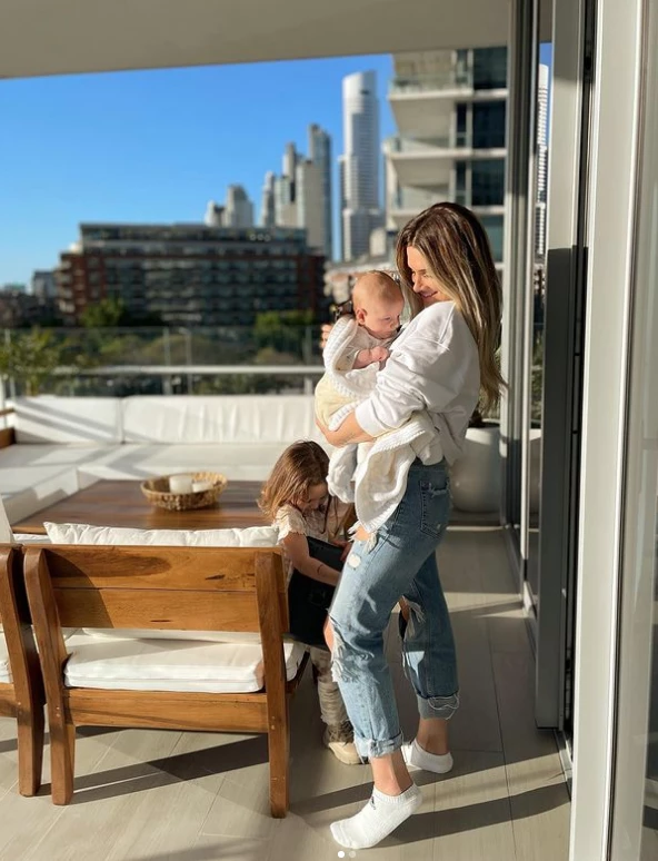 camila homs en su casa de Puerto Madero