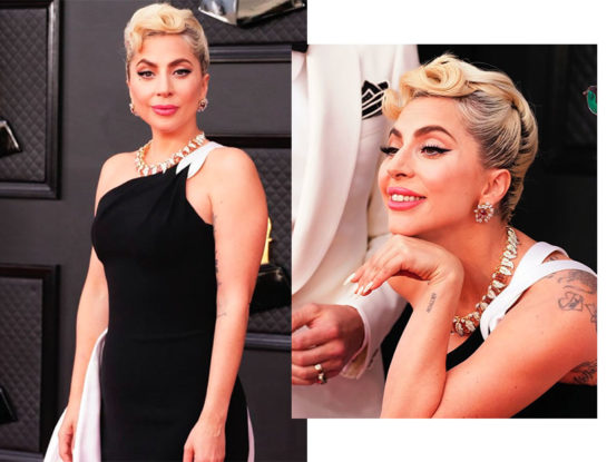 Grammys 2022: Lady Gaga inundó la red carpet de glamour y sofisticación