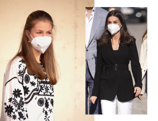 Letizia y la princesa Leonor eligen lookearse con la dupla más famosa de la moda