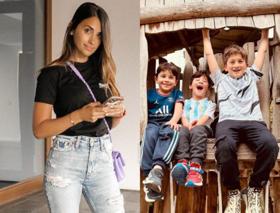 La reacción de Antonela Roccuzzo cuando un fan quiso filmar a sus hijos