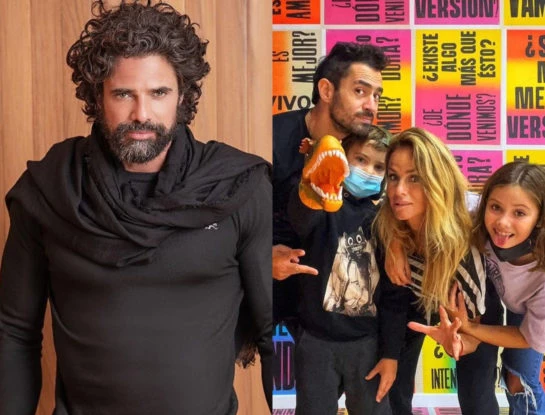 La reacción de Luciano Castro al ver a sus hijos con Tucu López en el recital de María Becerra
