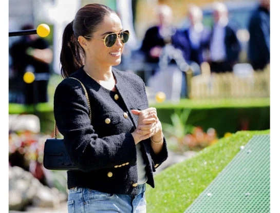 El look elegido por Meghan Markle para asistir a los Juegos Invictus, en Países Bajos: a puro glamour y comodidad